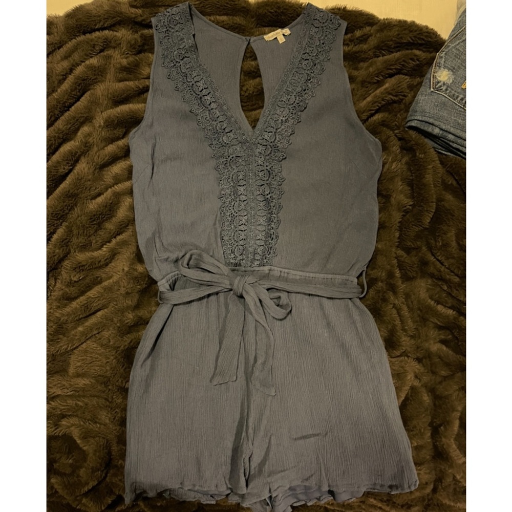 Soft Blue Romper